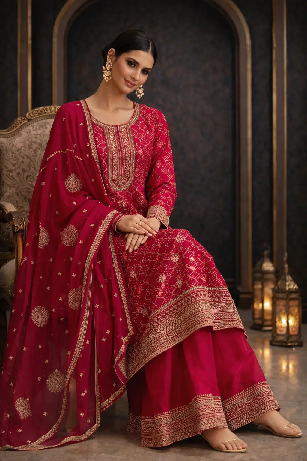 Anugya Anarkali Set