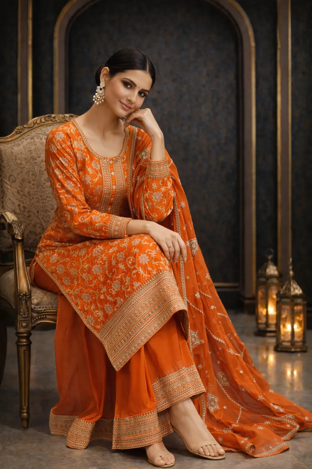 Anugya Anarkali Set