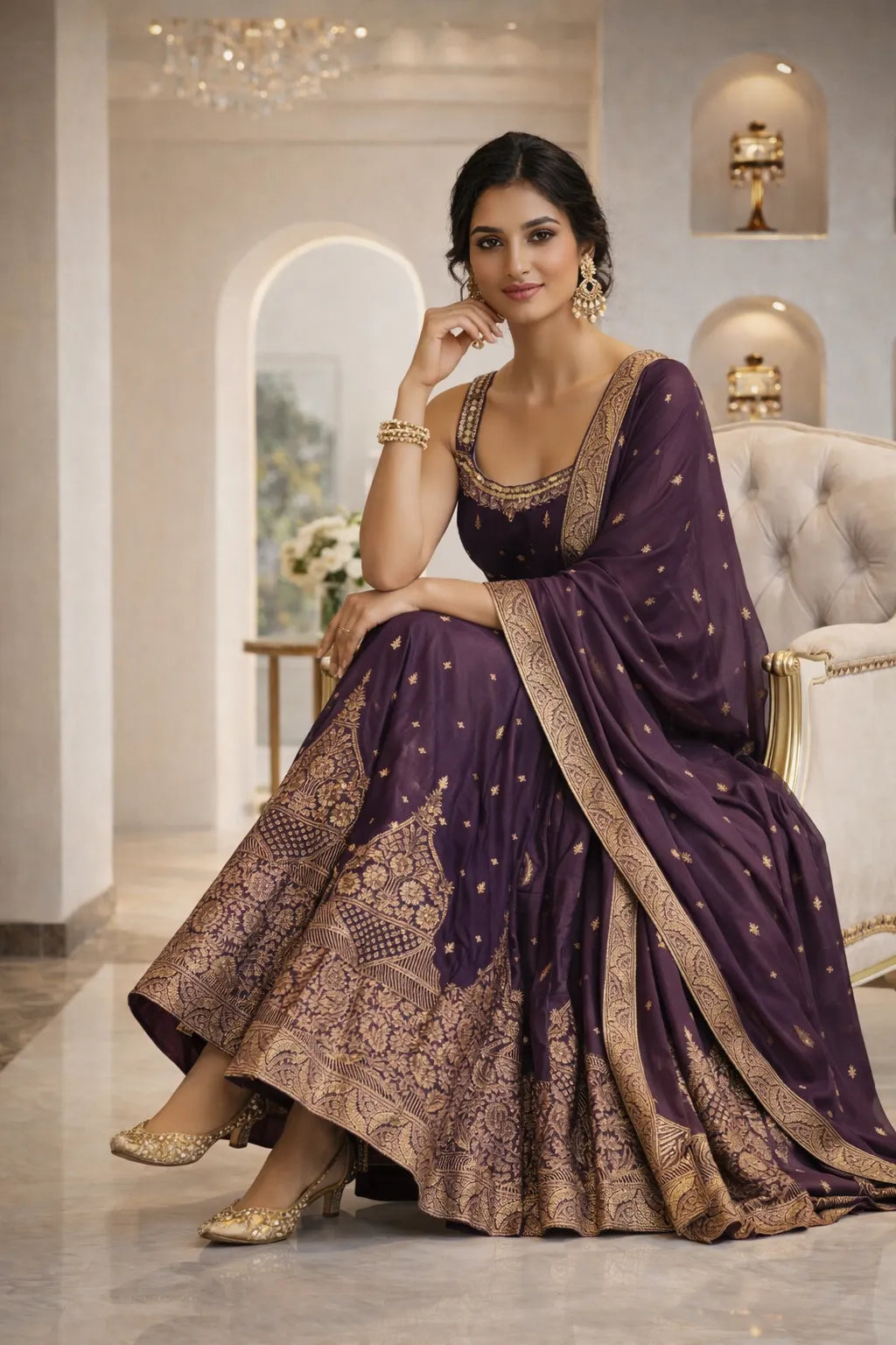 Anvaya Anarkali Set