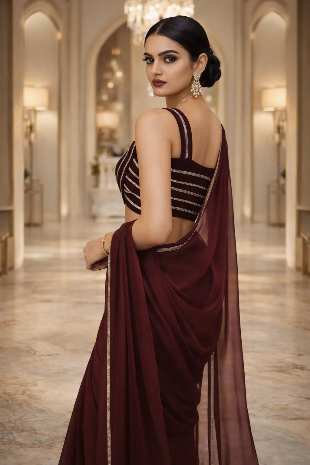 Asymmetric Glam Blouse