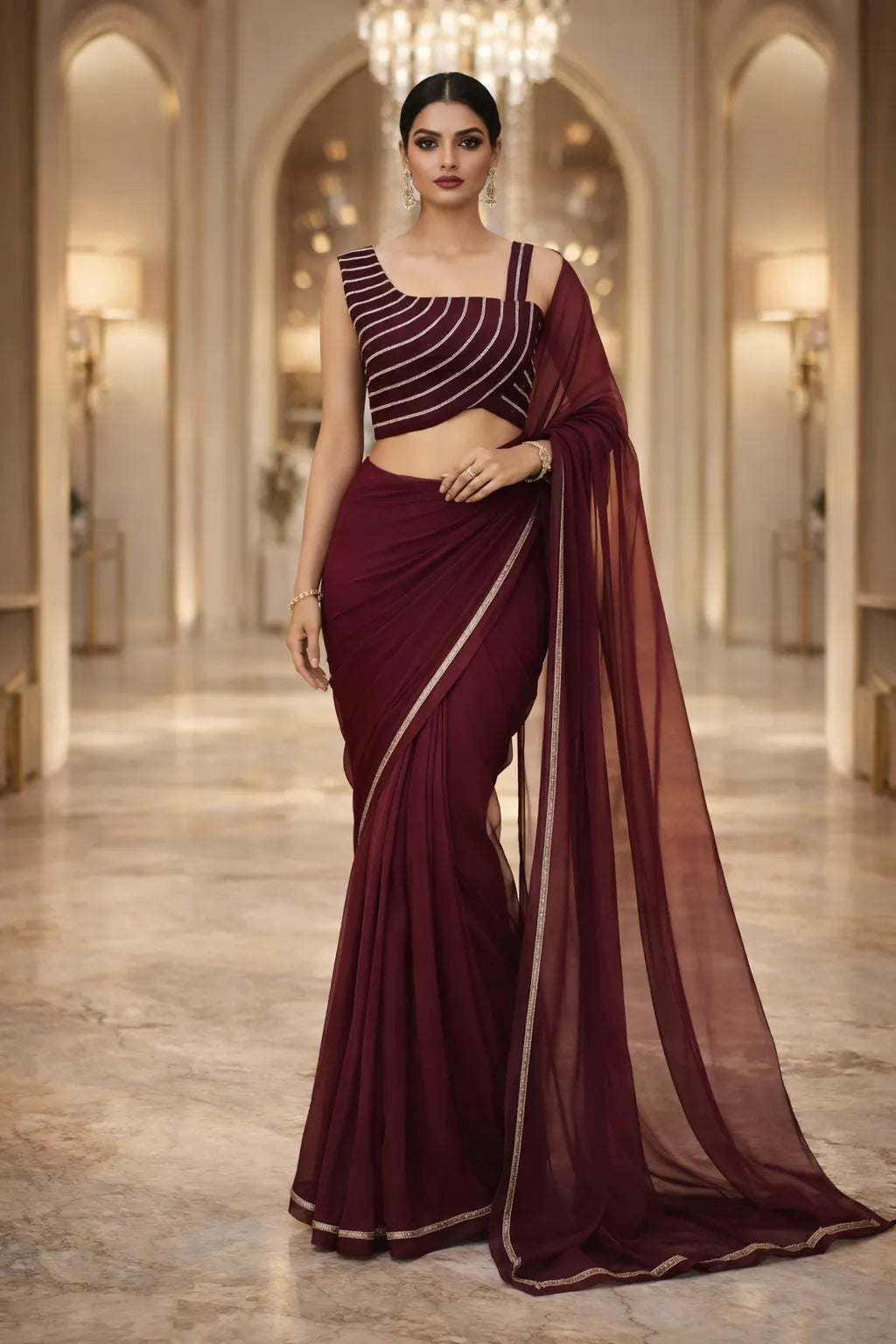 Asymmetric Glam Blouse