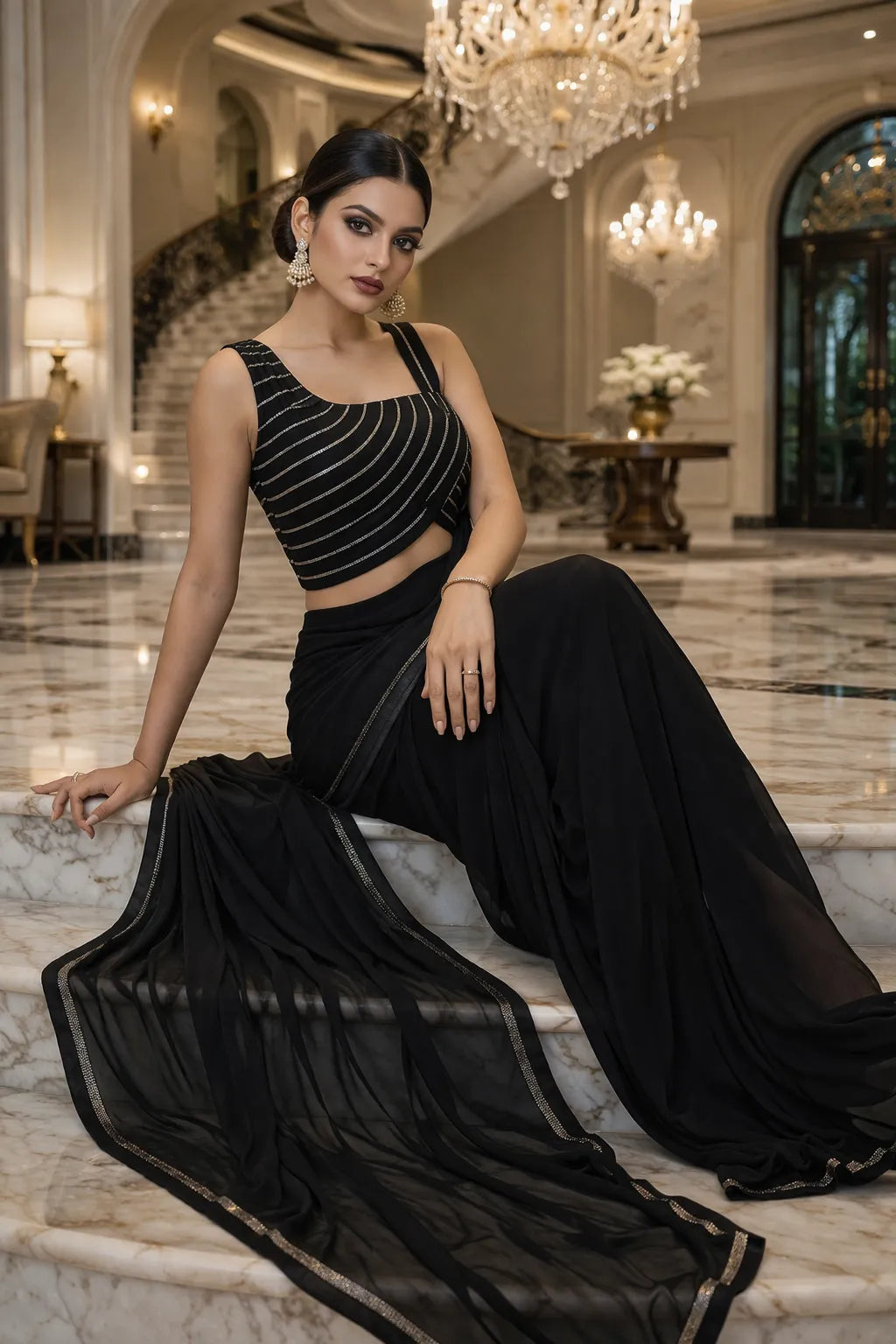 Asymmetric Glam Blouse