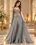 Avelisse Embroidered Corset Indo Western Set