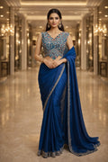 Azure Heritage Blouse