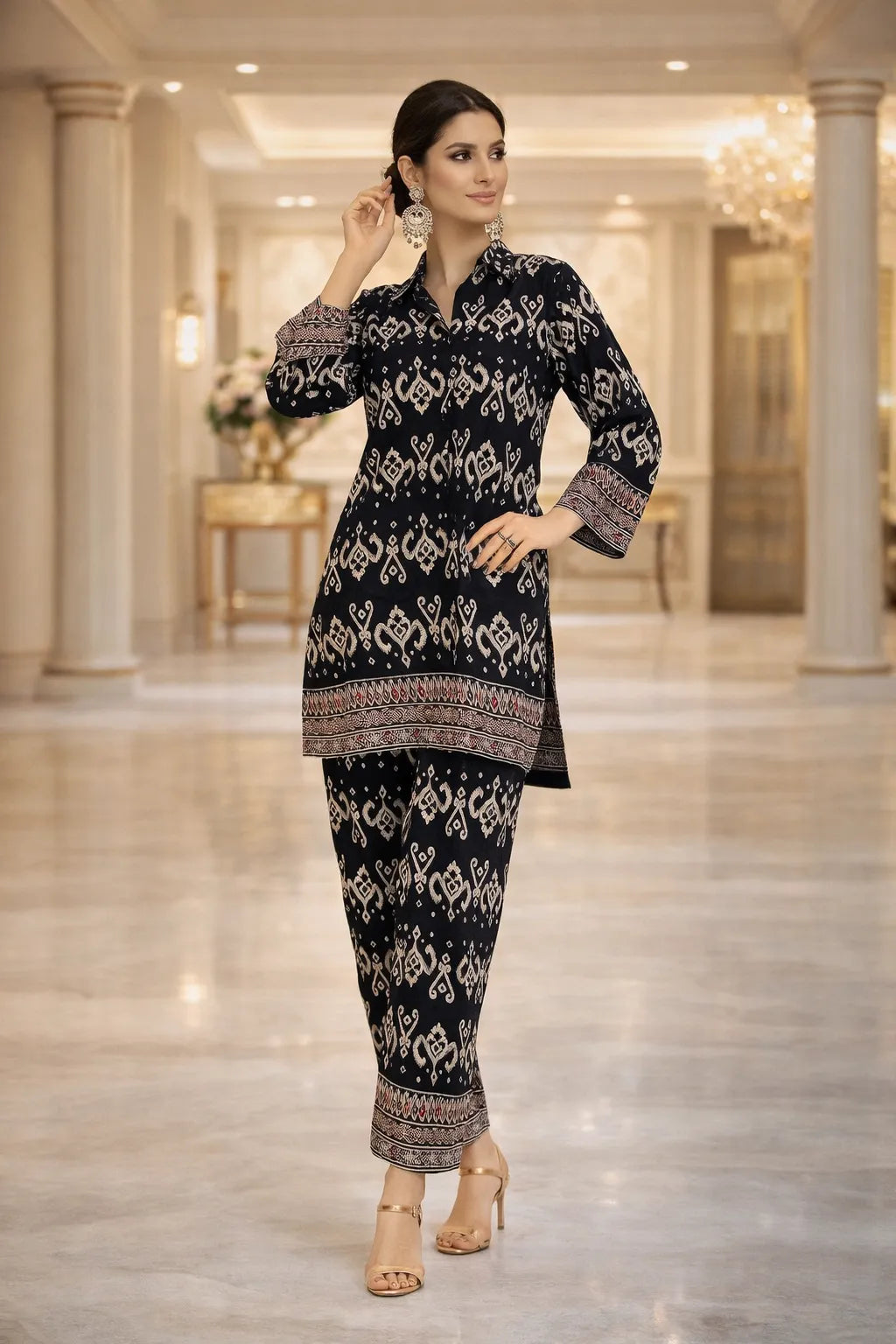 Black Statement Co-ord Set