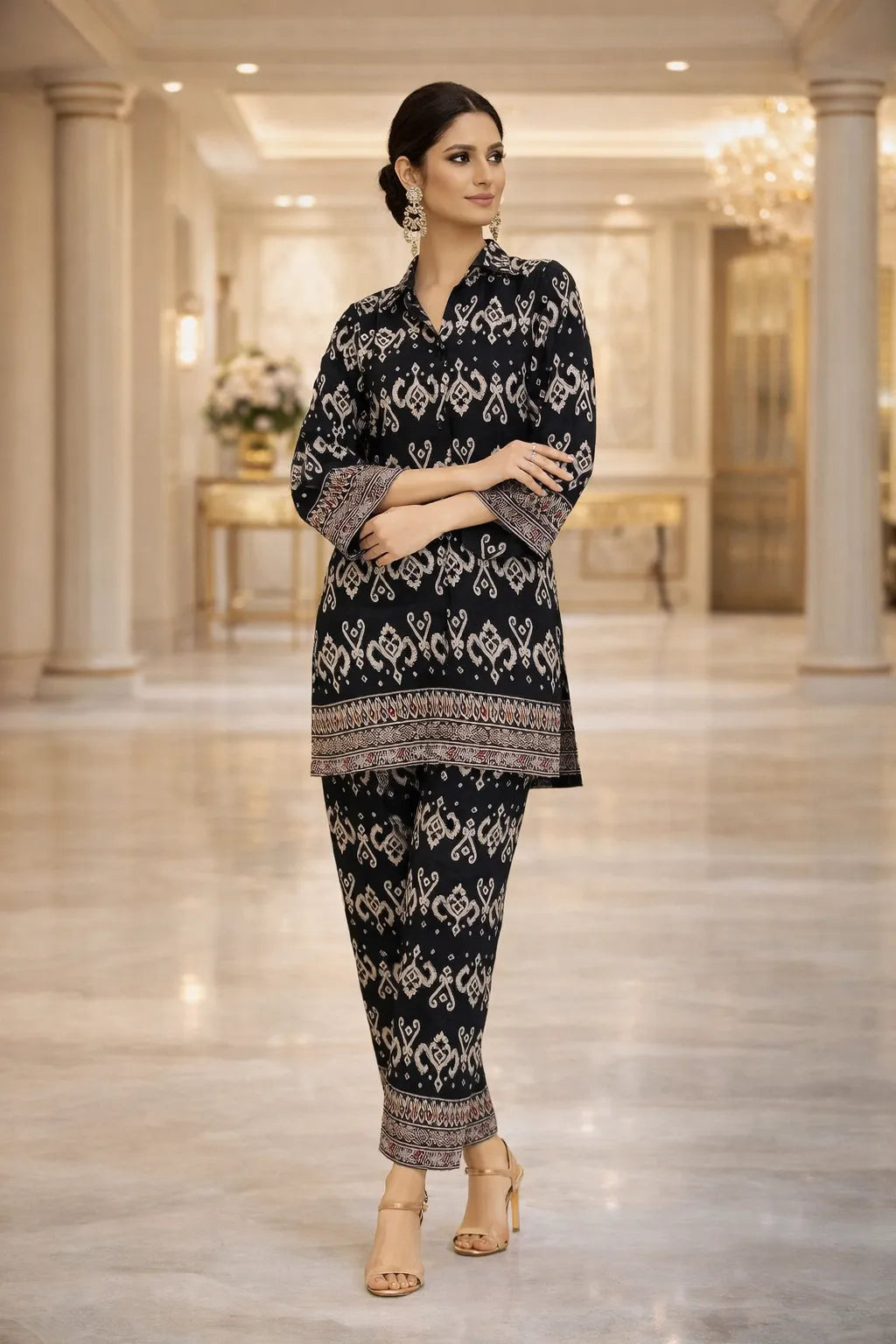 Black Statement Co-ord Set