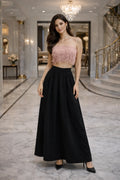 Blush Feather Tube Top