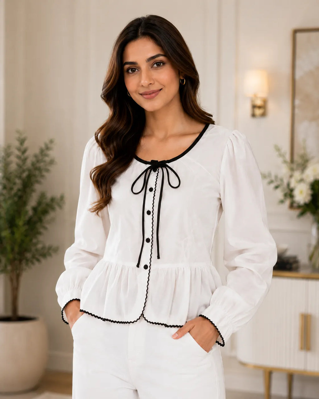 Bowline Peplum Top
