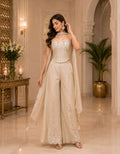 Champagne Corset Palazzo Set