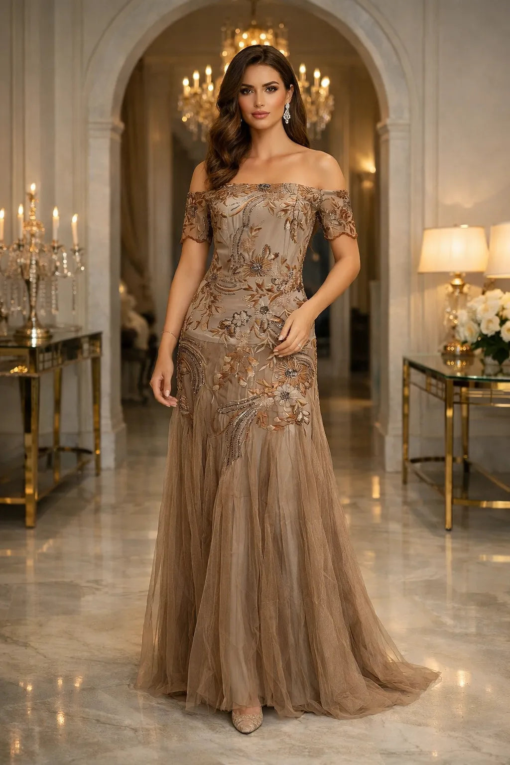 Champagne Muse Gown