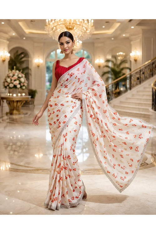 Cherry Blossom Dream Saree