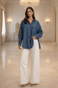 Classic Oversized Denim-Shirt
