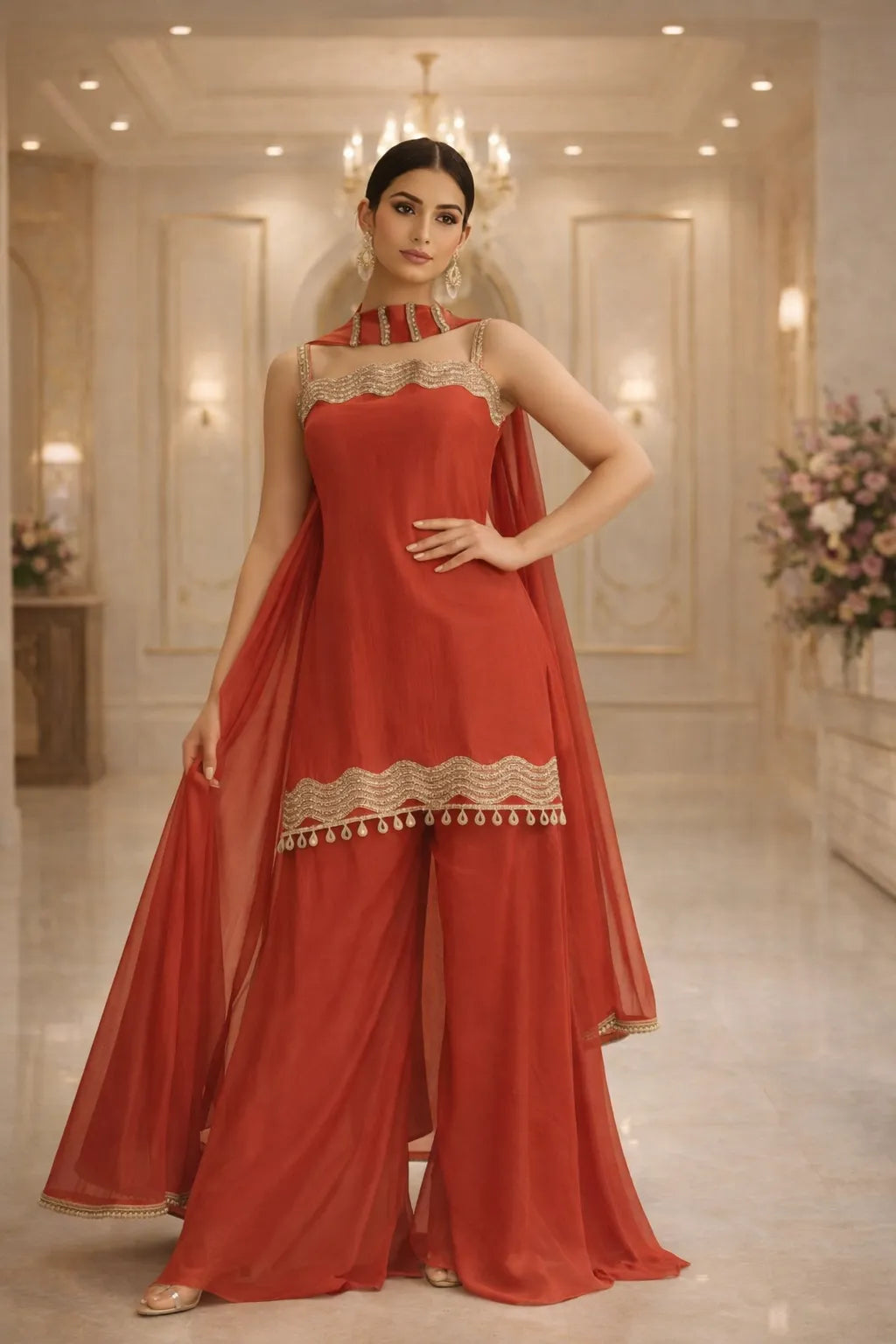 Crimson Muse Co-ords Set