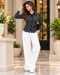 Dotique Ruched Shirt