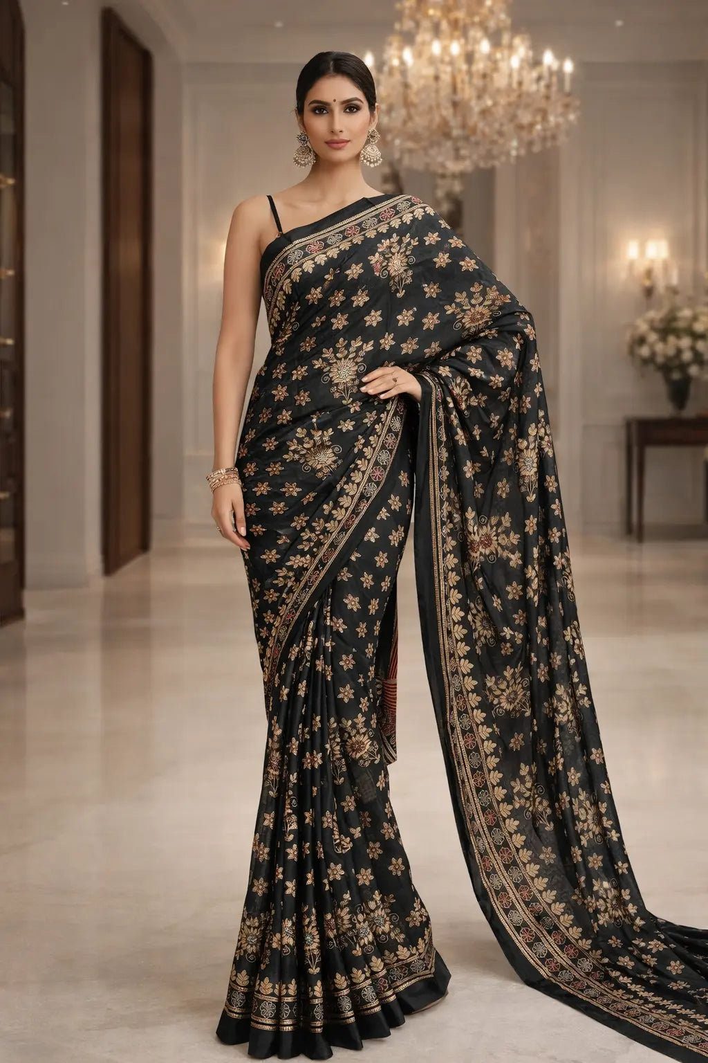 Ebony Grace Saree