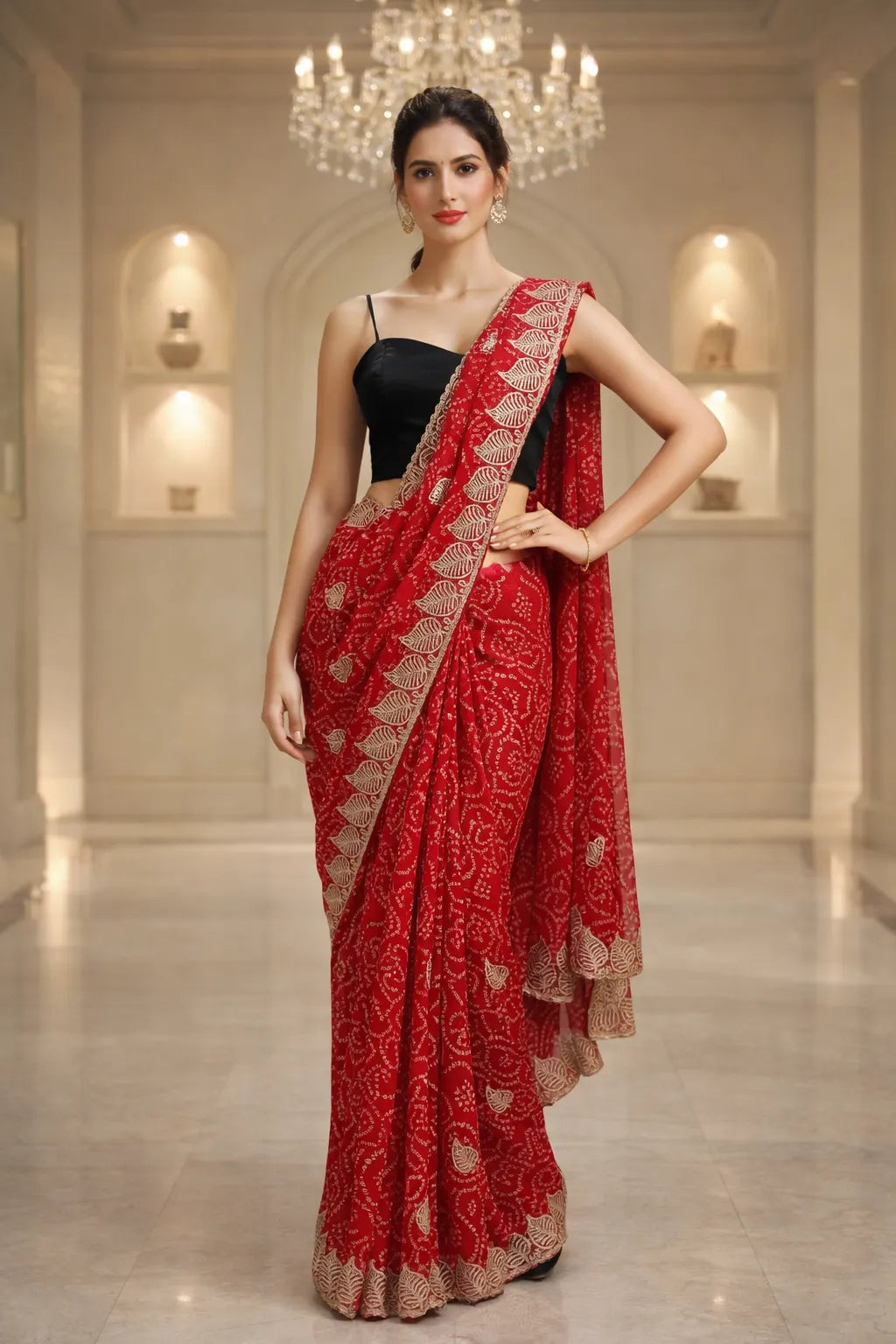 Elegant Motifs Saree