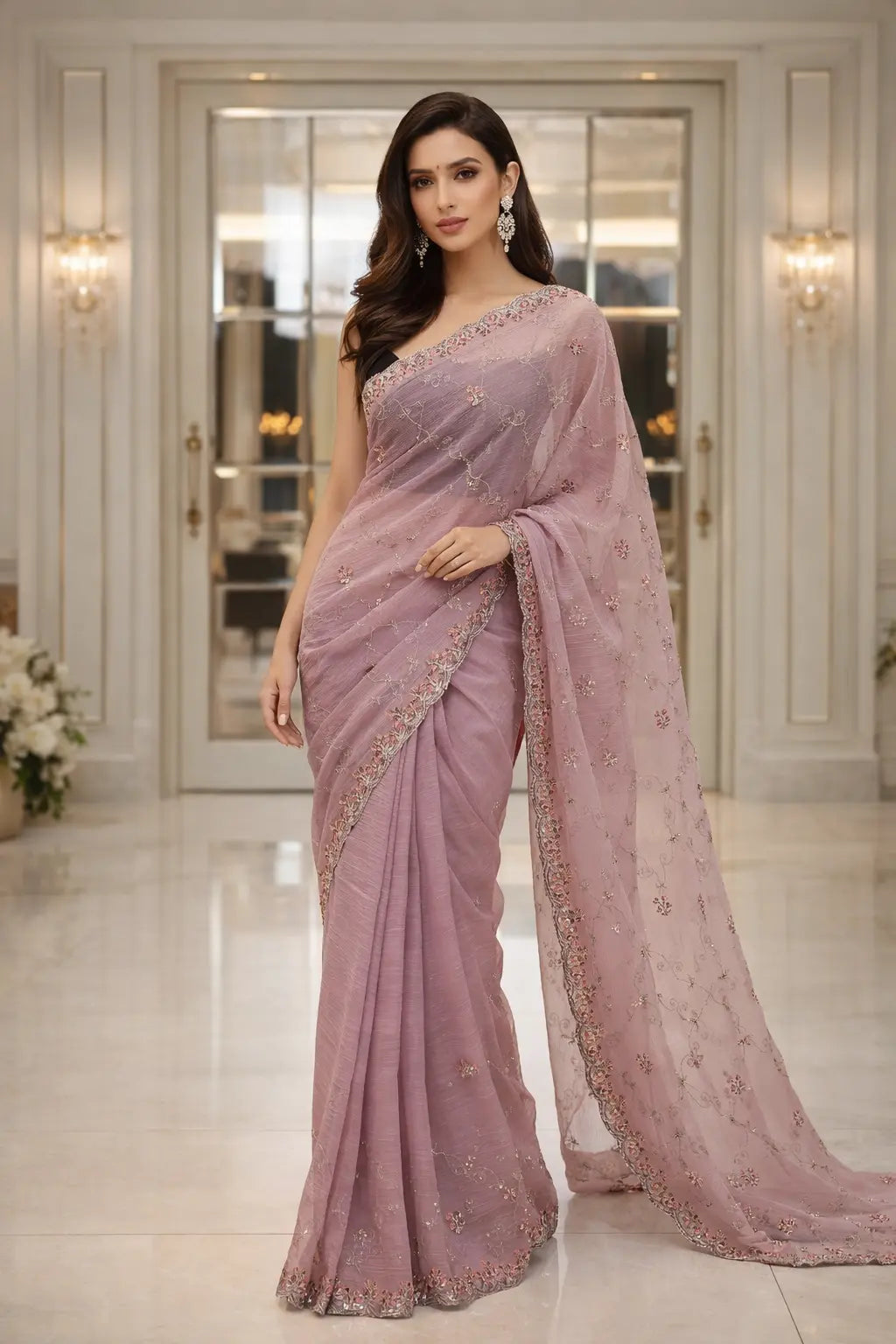 Elegant Party Wear Saree