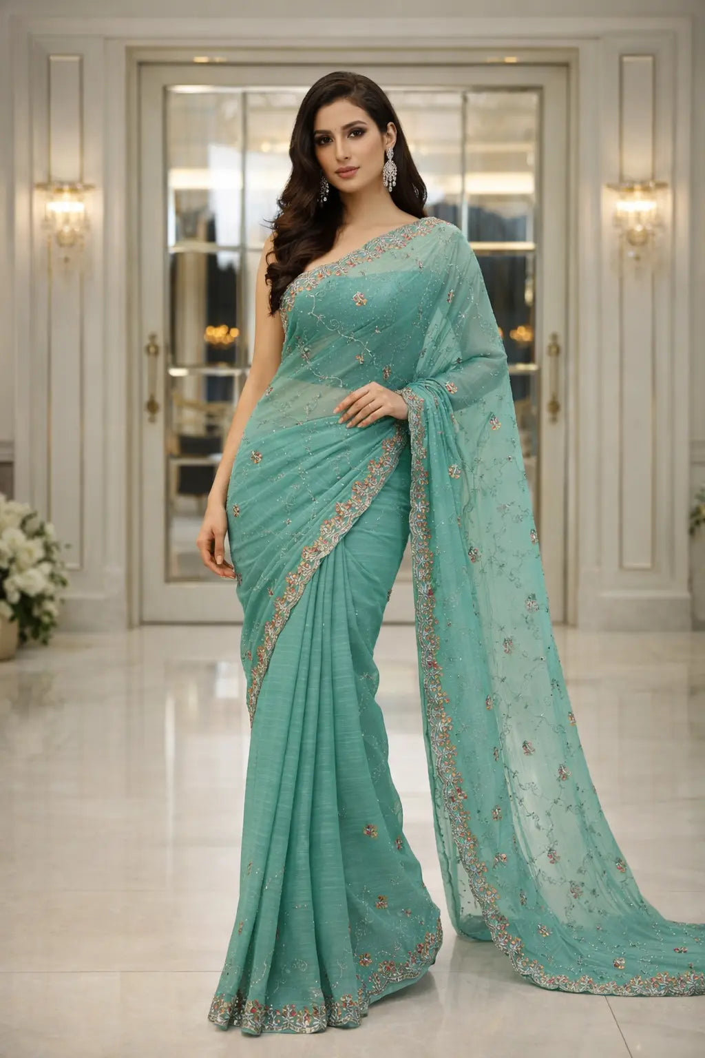 Elegant Party Wear Saree