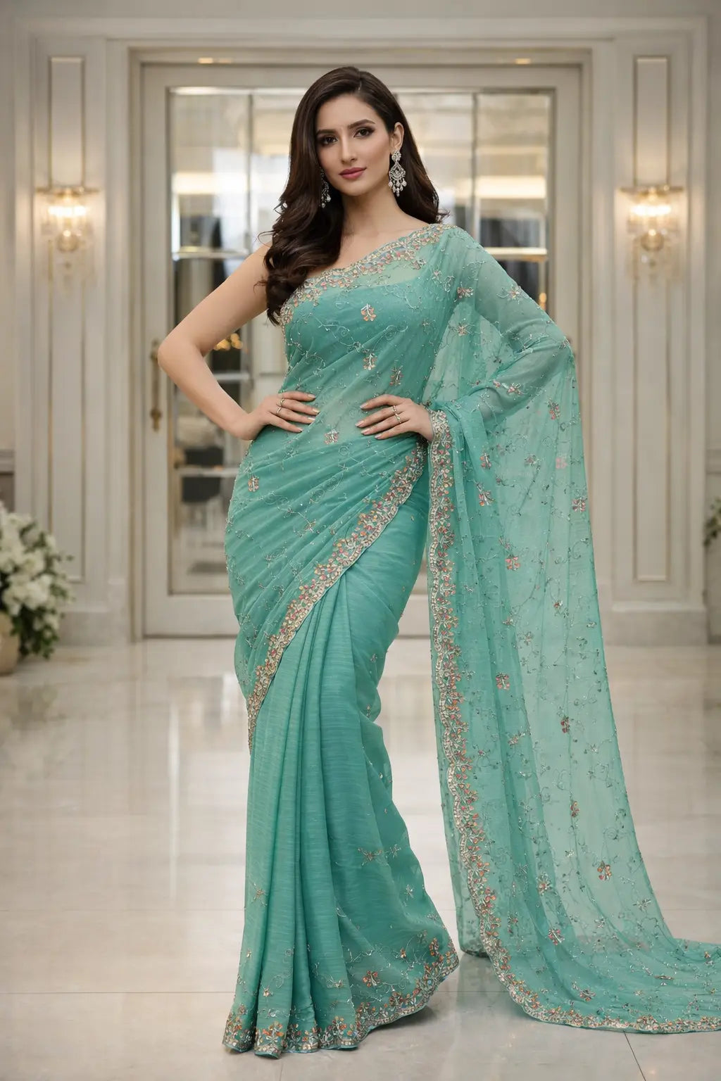 Elegant Party Wear Saree