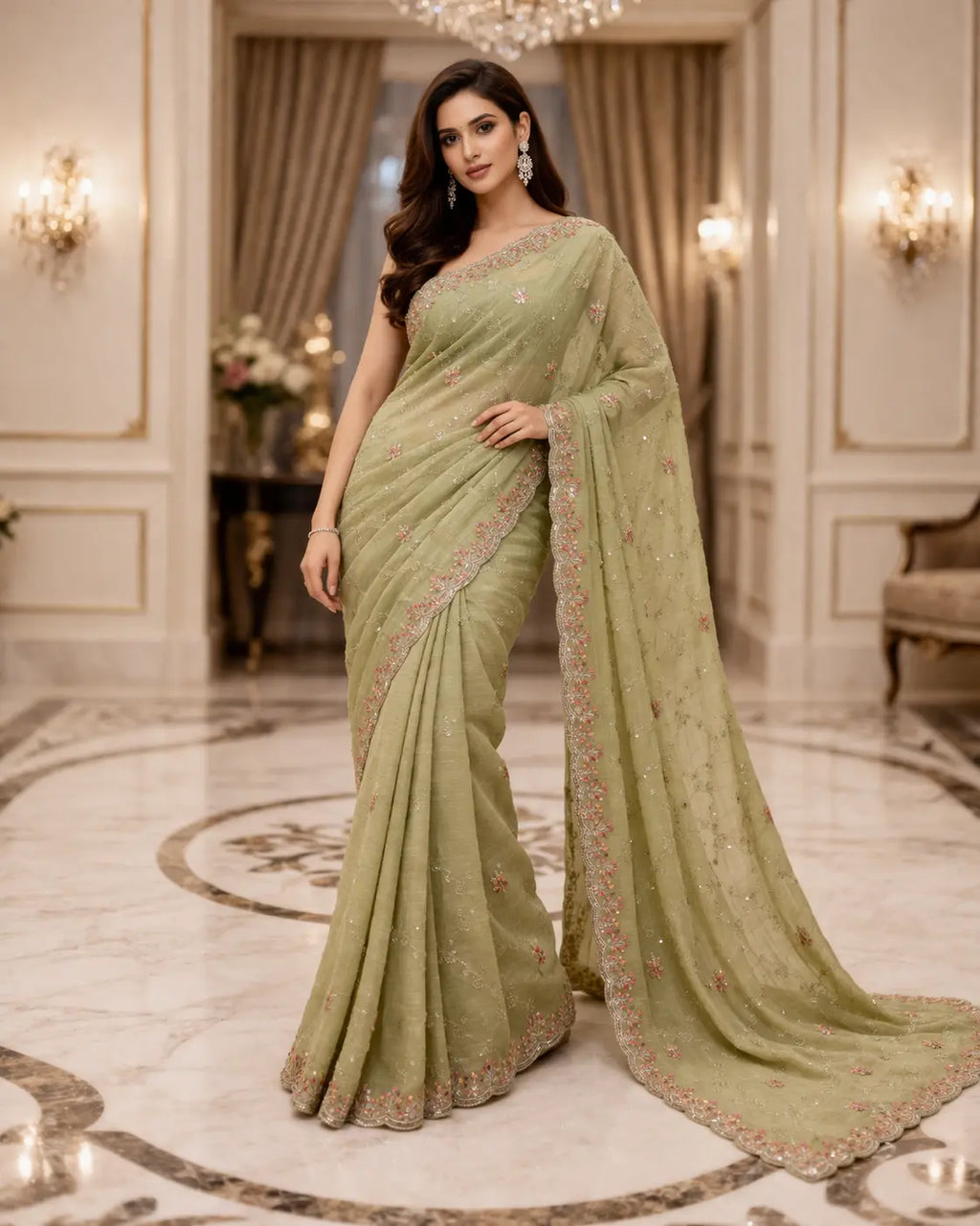 Elegant Party Wear Saree