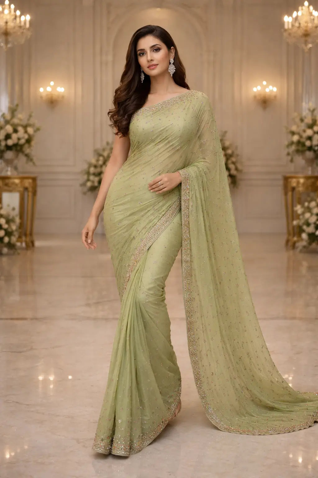 Elegant Party Wear Saree