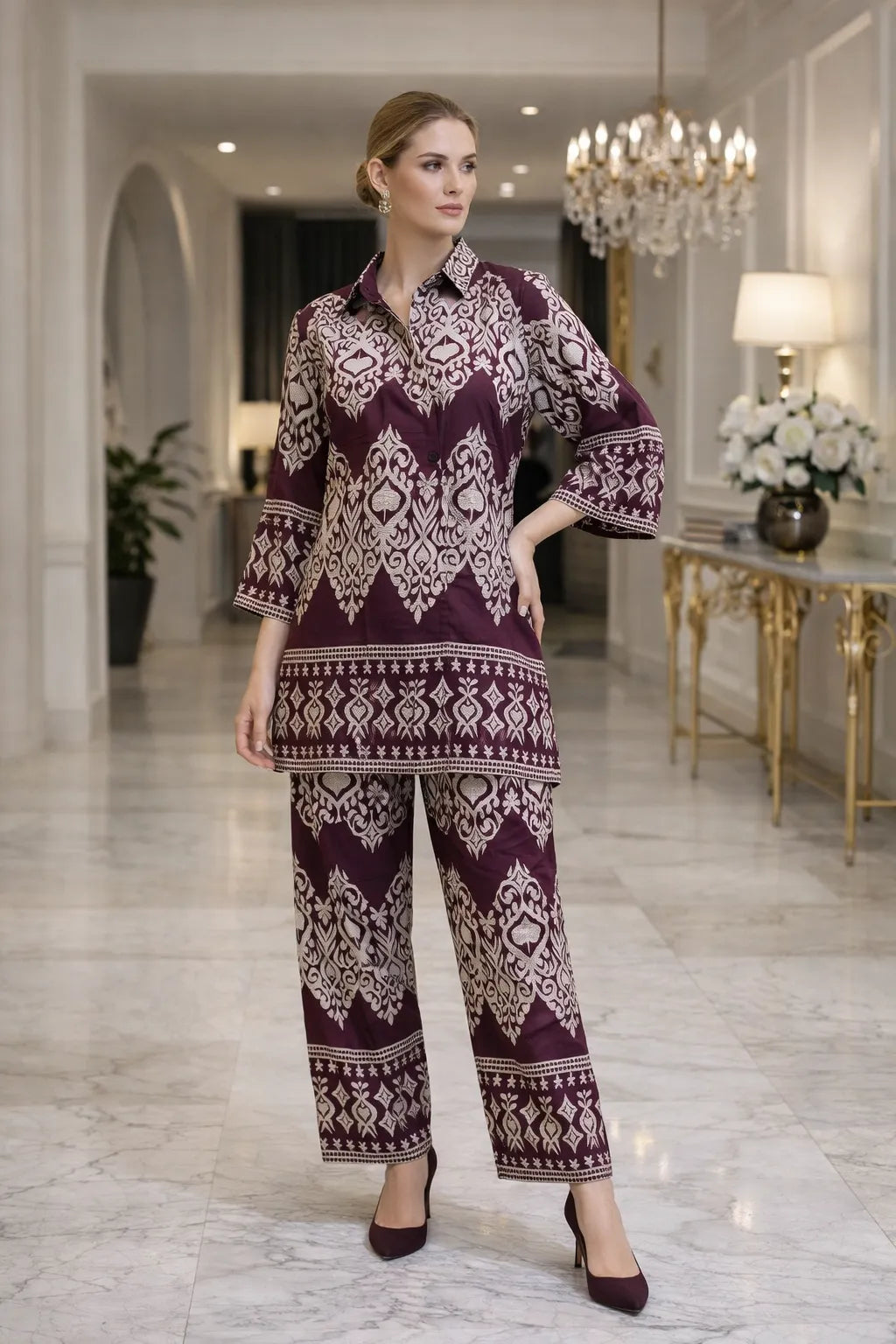 Ethnic Fusion Co-ord Set