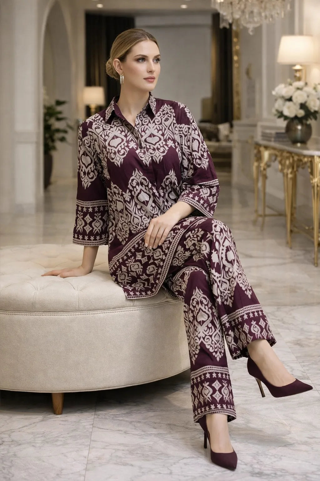 Ethnic Fusion Co-ord Set