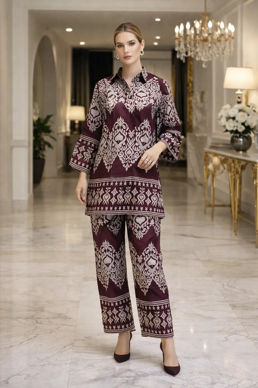 Ethnic Fusion Co-ord Set