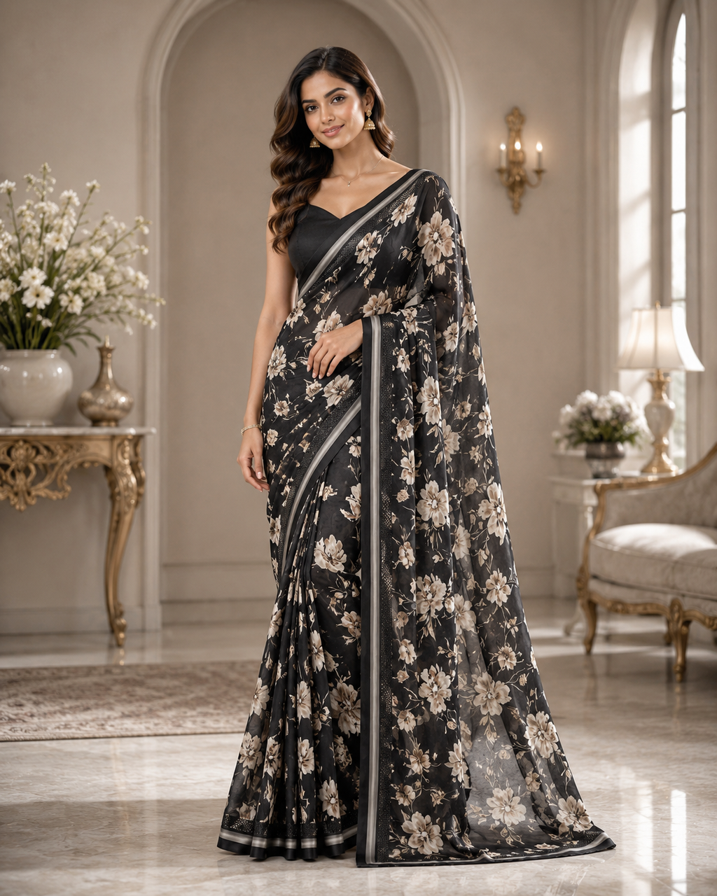 Girlish Bloom Saree