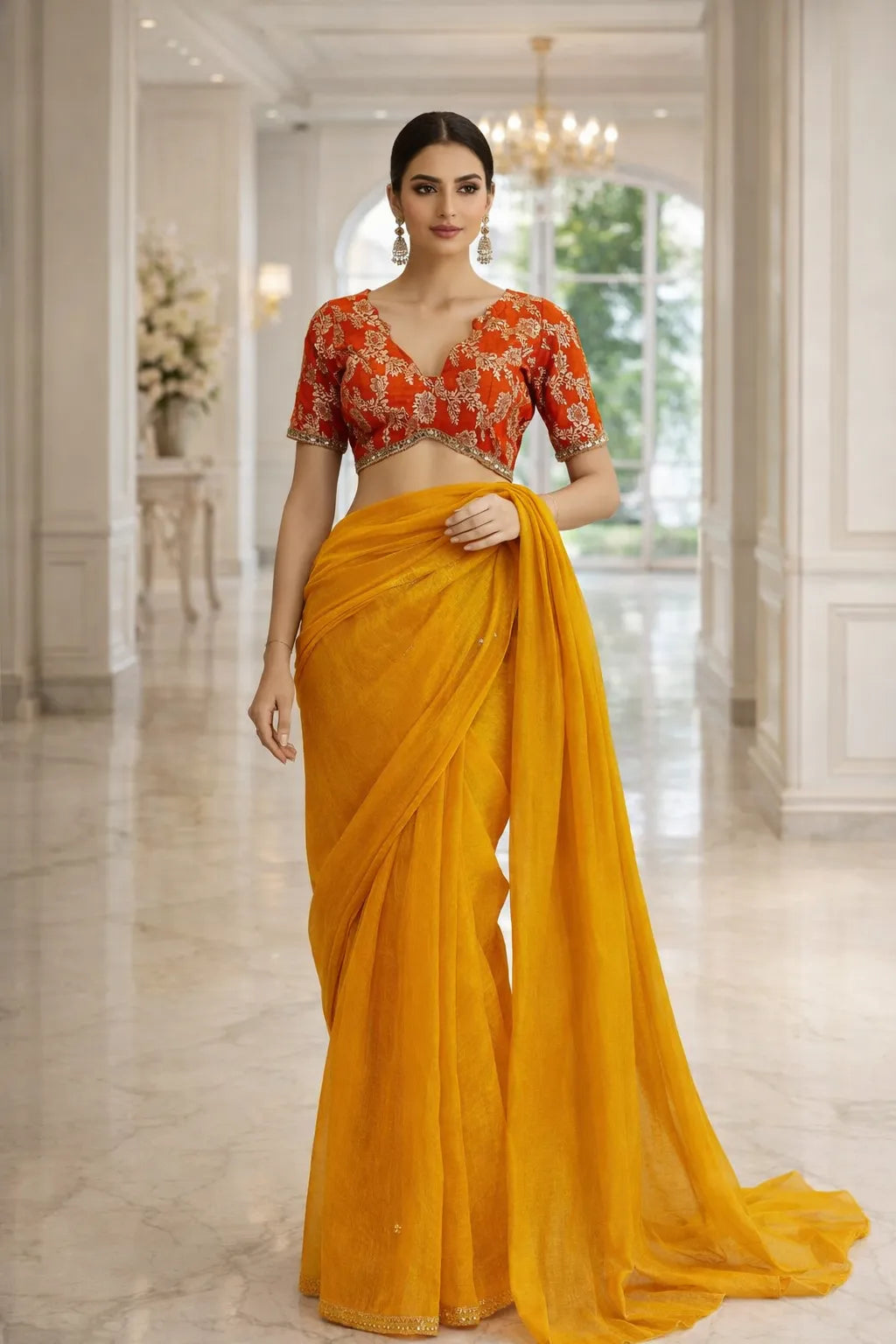 Golden Hour Ethnic Blouse