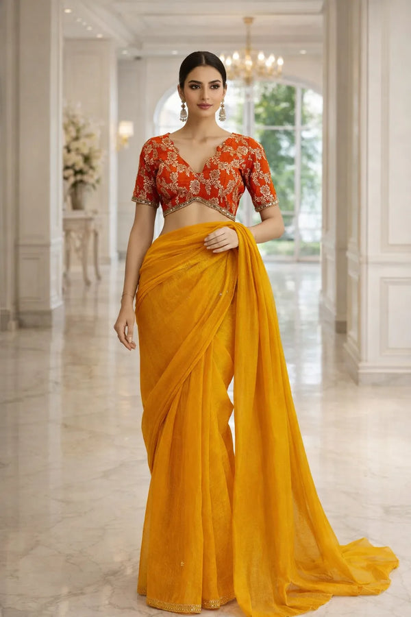 Golden Hour Ethnic Blouse