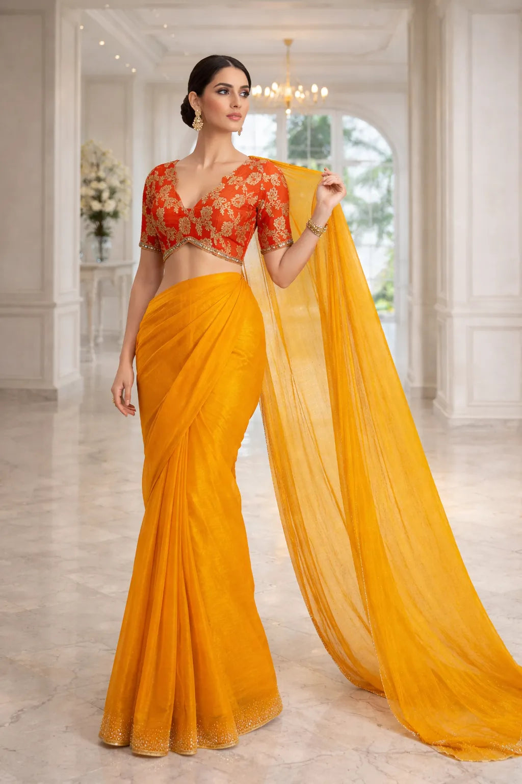Golden Hour Ethnic Blouse