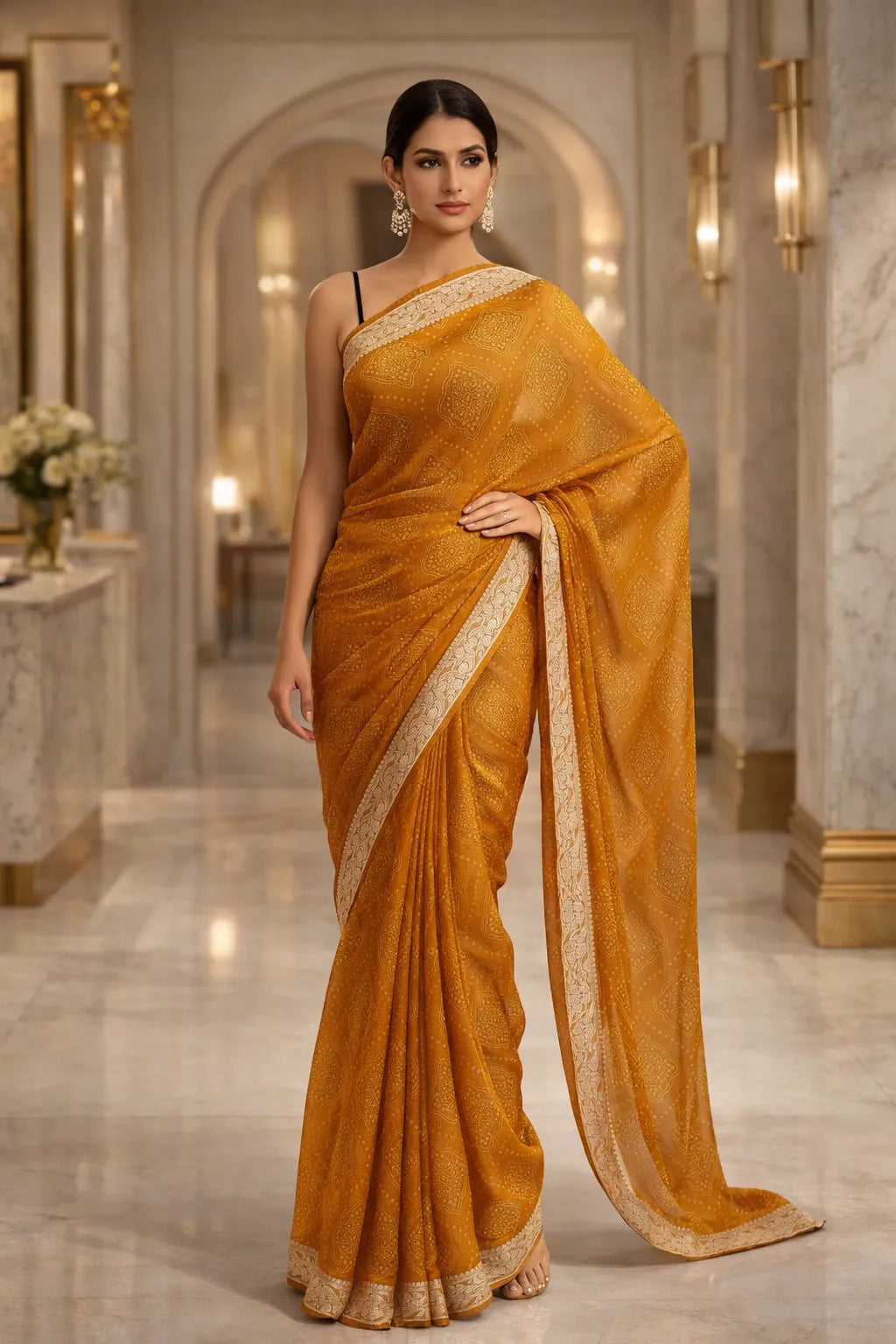 Graceful Simple Women Saree