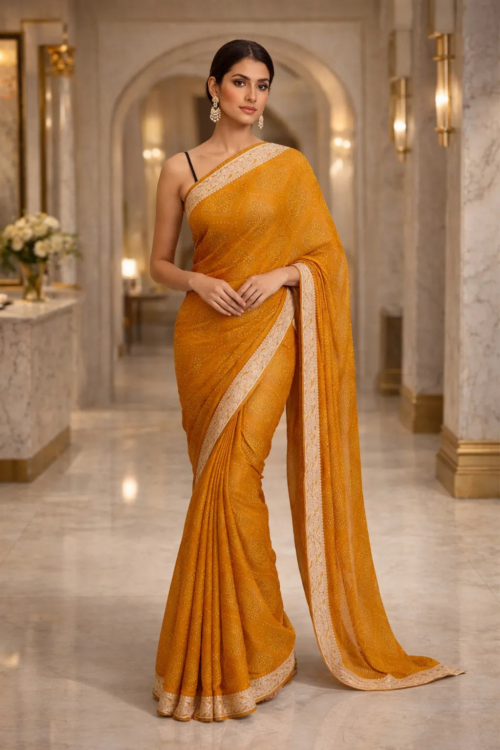 Graceful Simple Women Saree