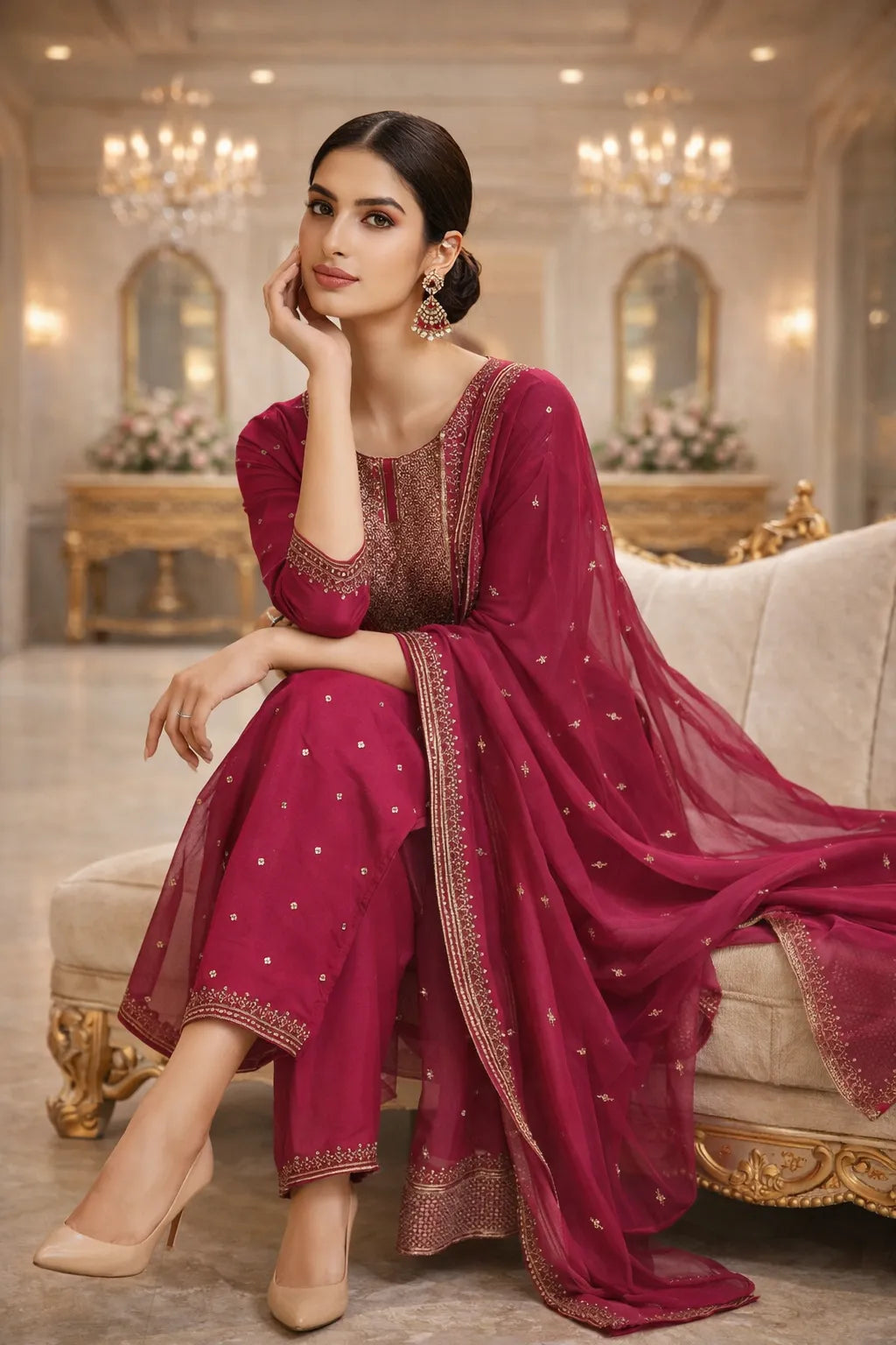 Ira Anarkali Set