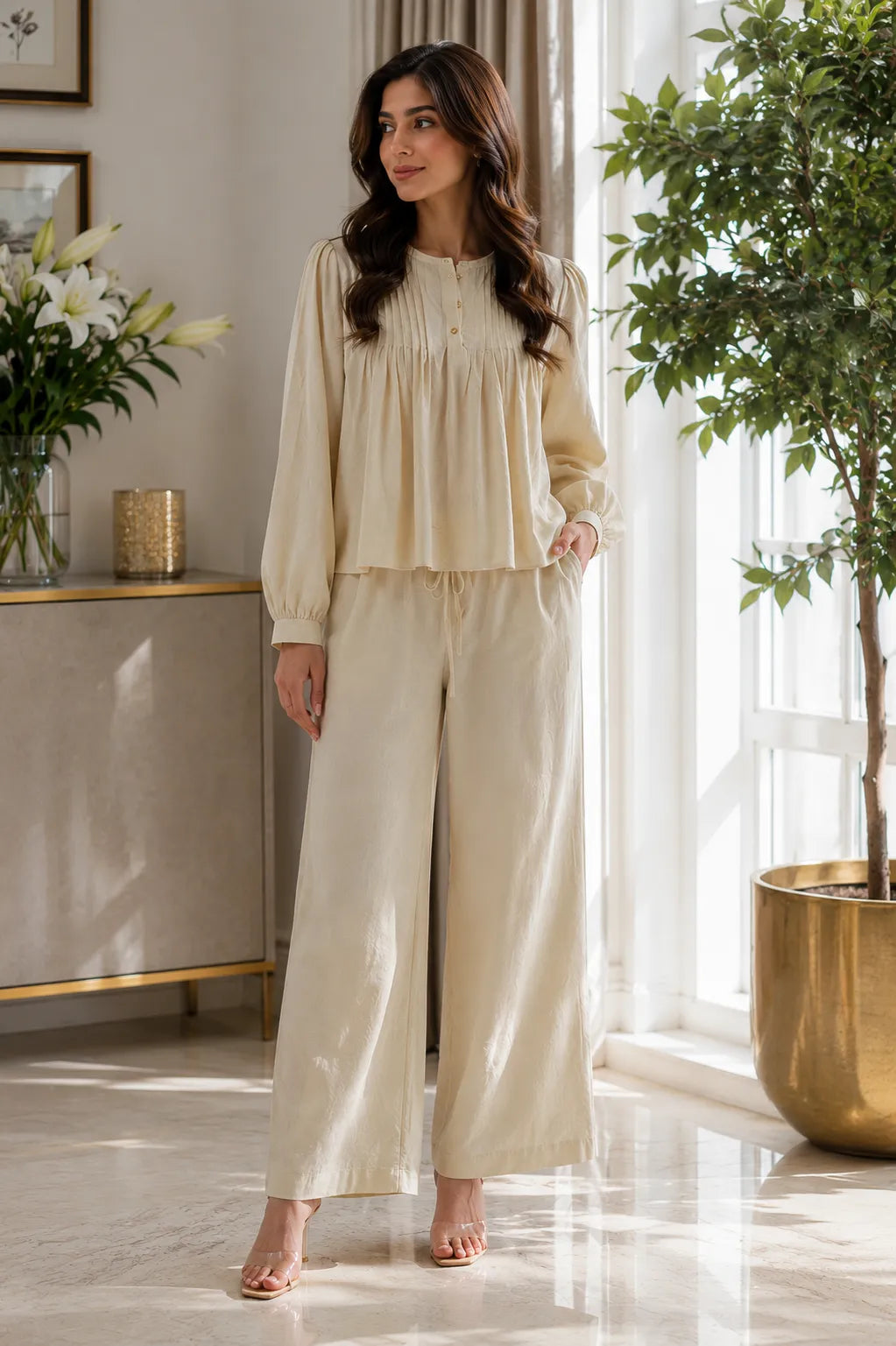 Ivory Grace Lounge Co-ord Set