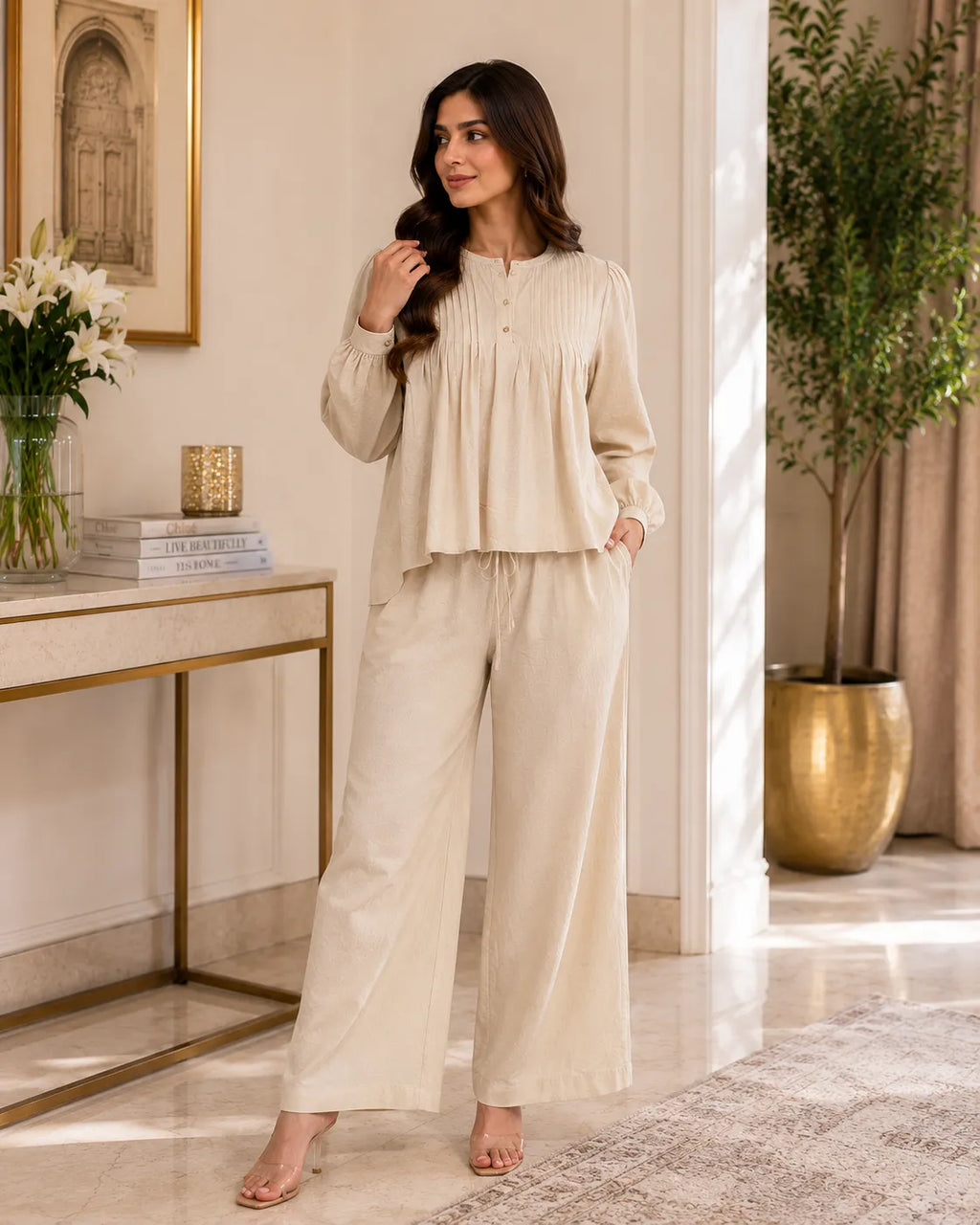 Ivory Grace Lounge Co-ord Set