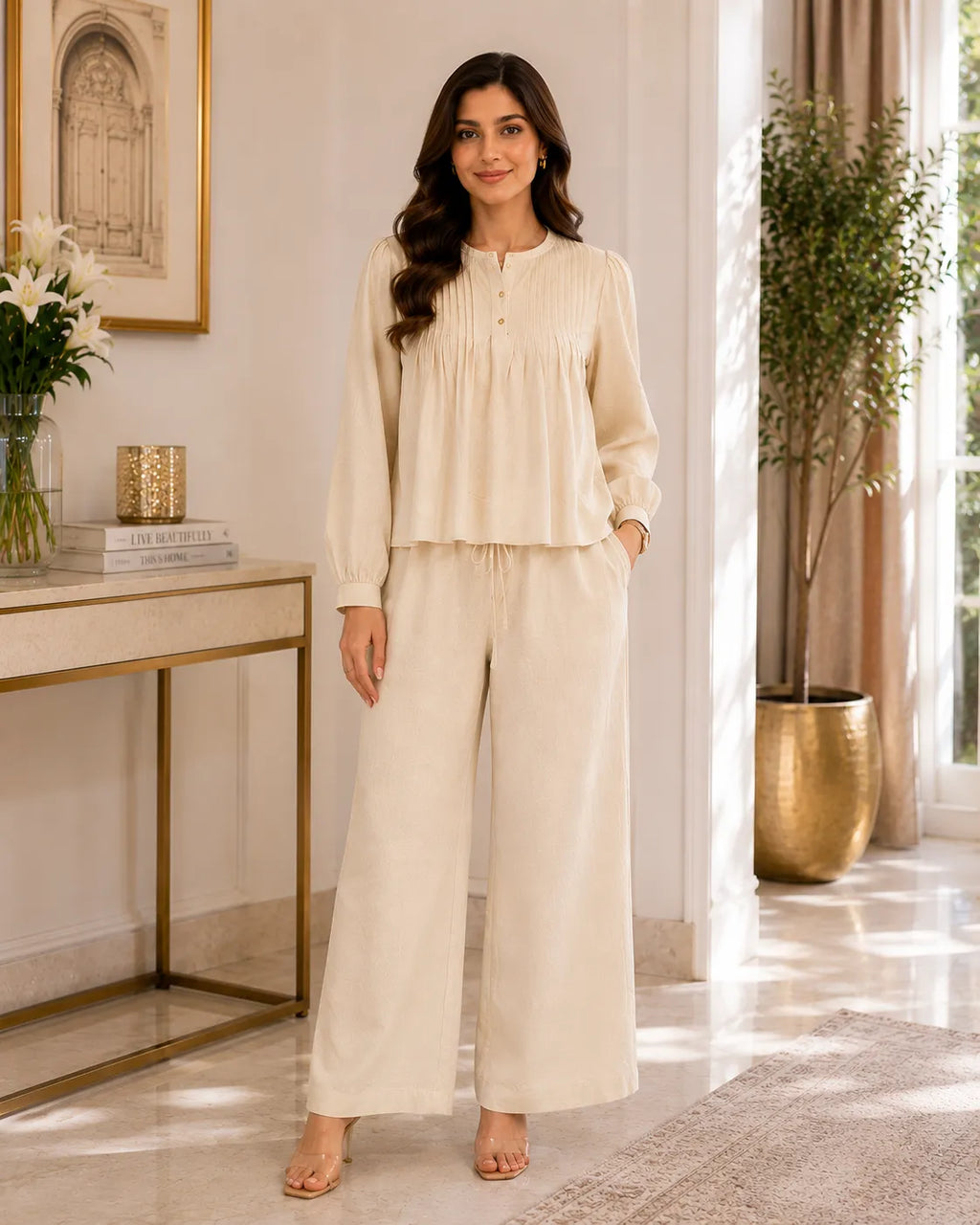 Ivory Grace Lounge Co-ord Set
