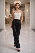 Ivory Lace Elegance Corset Top
