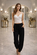 Ivory Wrap Camisole Top
