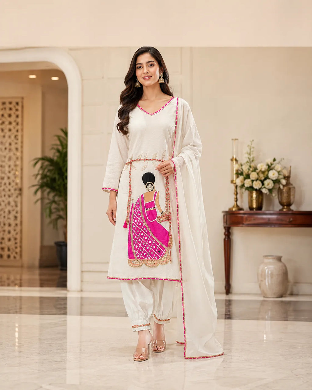 Jhoolan Baisa Cotton Suit Set