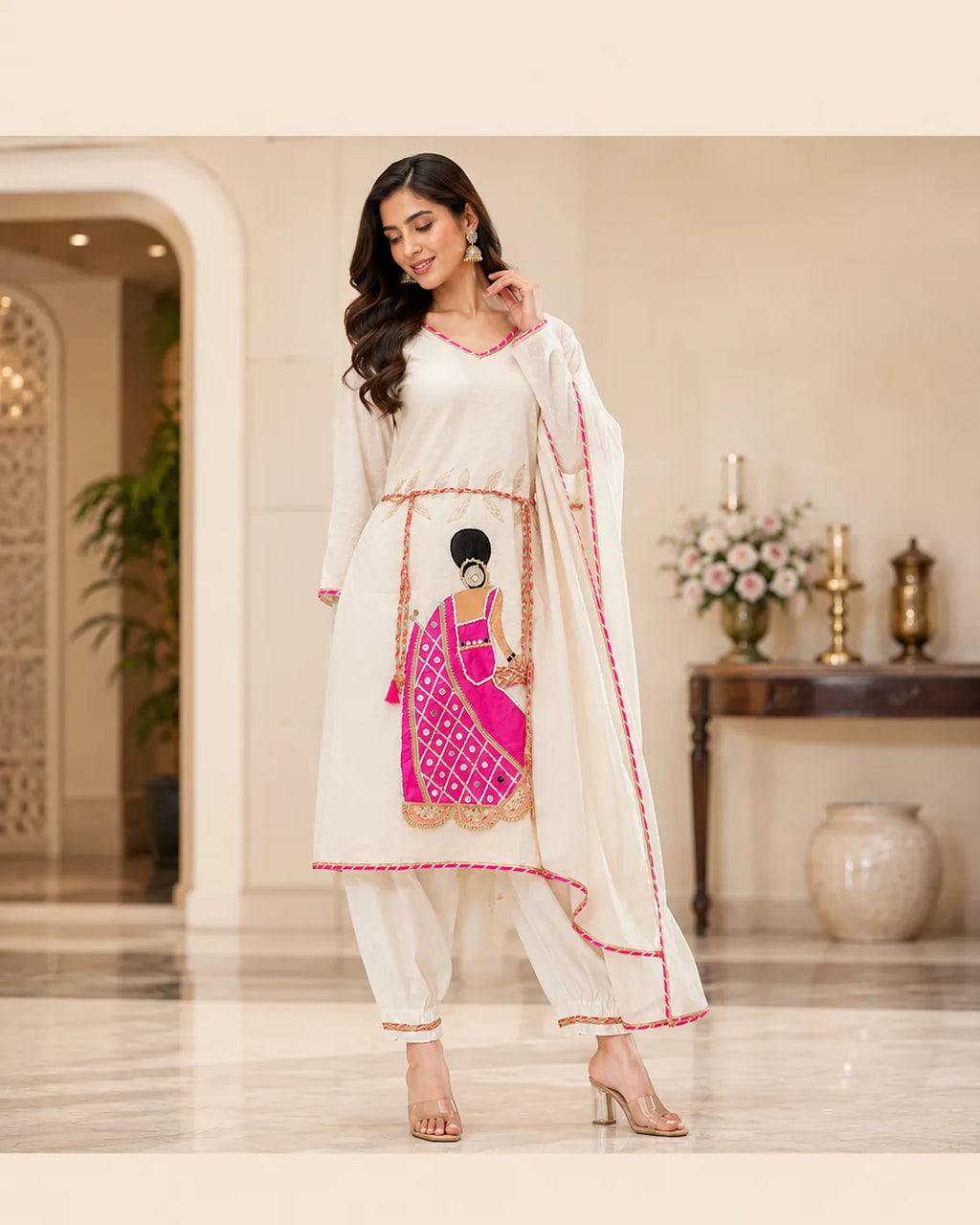 Jhoolan Baisa Cotton Suit Set