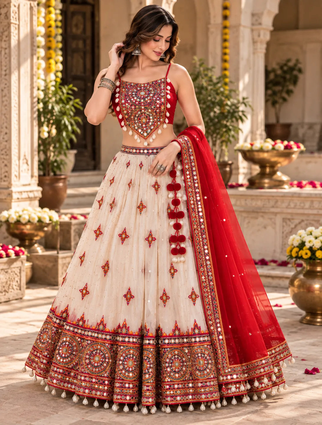 Kairavi Mirrorwork Dandiya Blouse