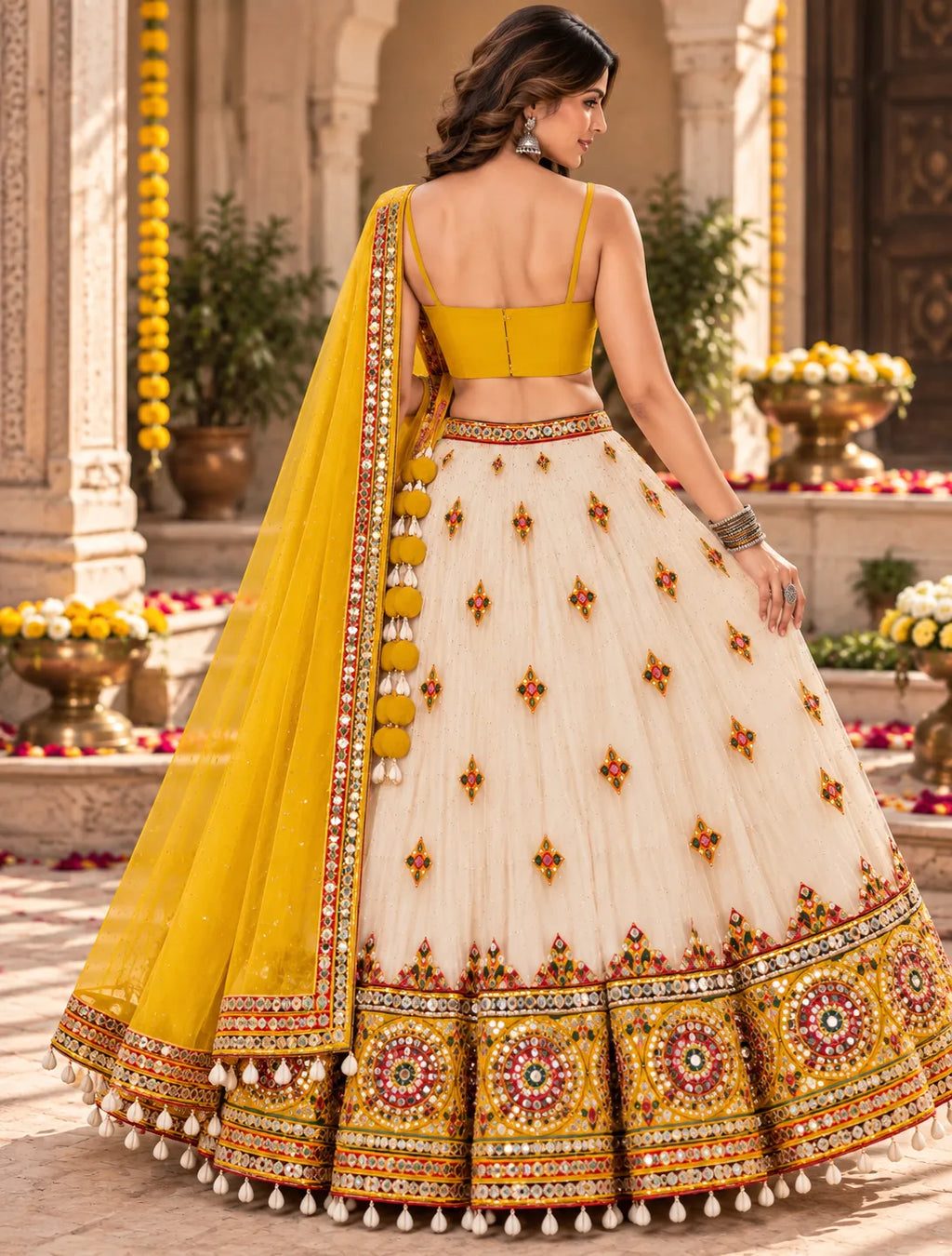 Kairavi Mirrorwork Dandiya Blouse