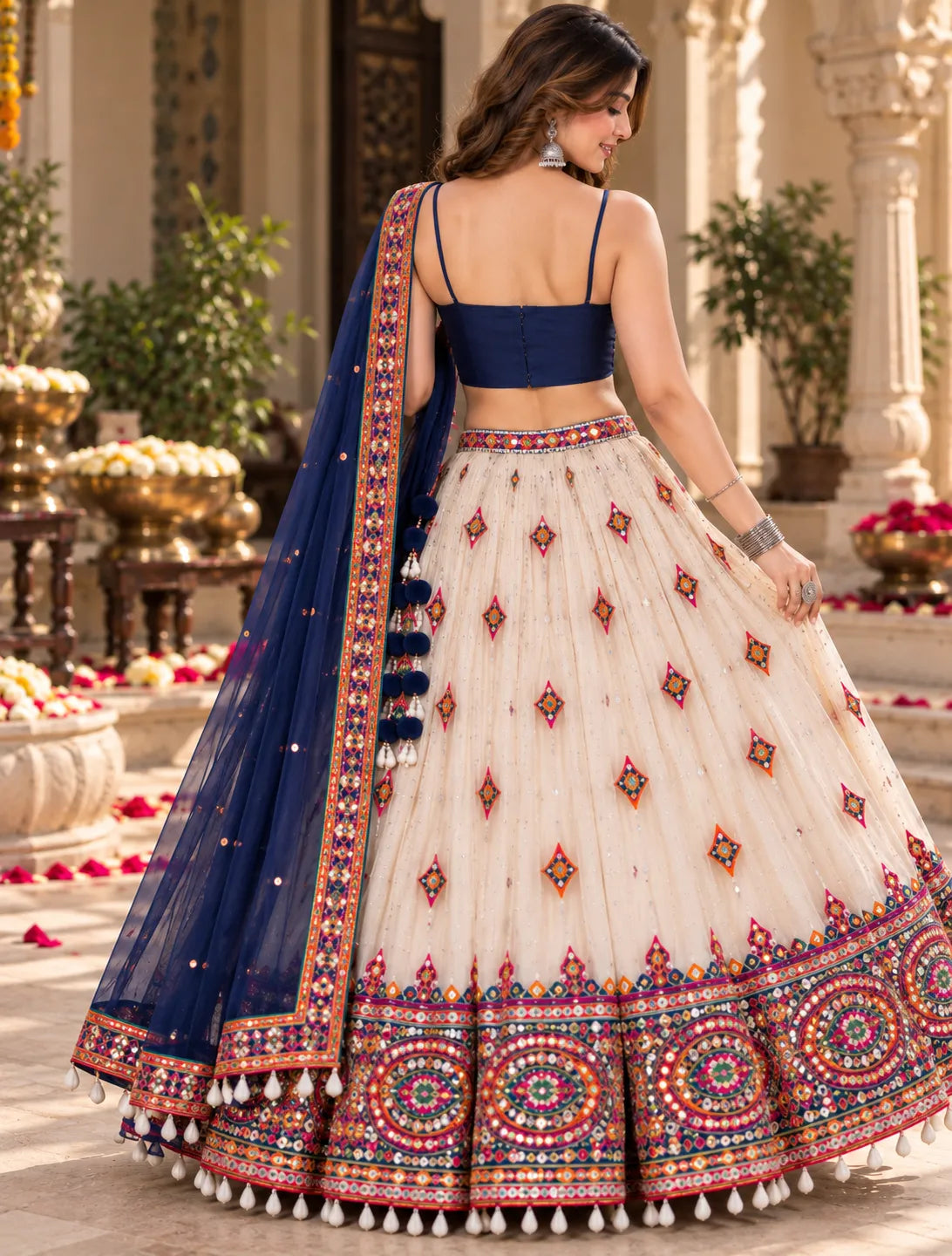 Kairavi Mirrorwork Dandiya Blouse