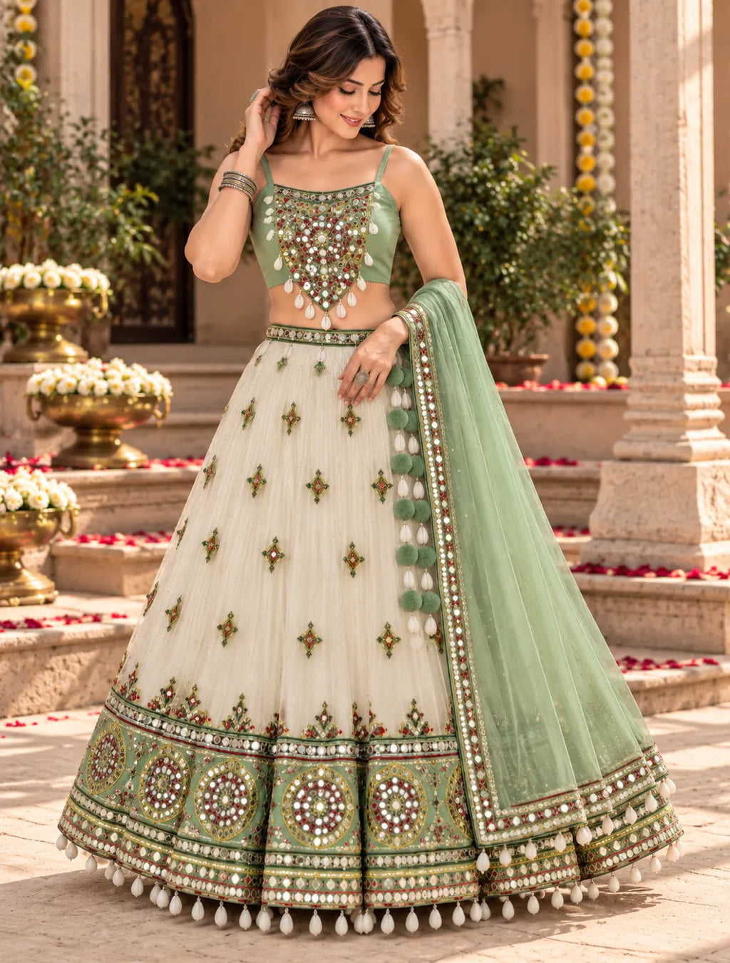 Kairavi Mirrorwork Dandiya Blouse