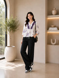 Lavender Bloom Boho Peplum Top