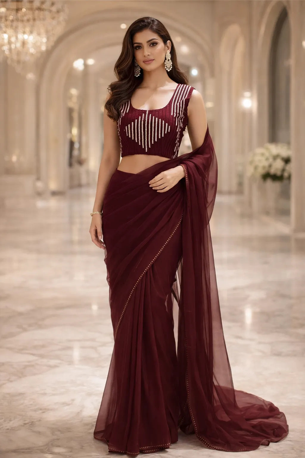 Linear Luxe Blouse