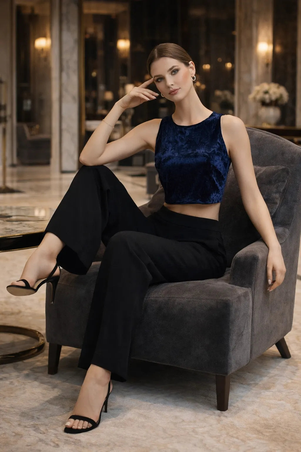 Luxe Velvet Top