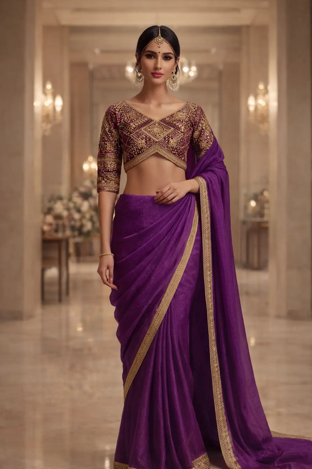 Majestic Drape Blouse